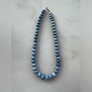 Theodosia Faceted chambray opal candy